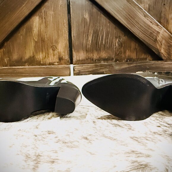 Lucchese Black & White Western Booties – Women’s 9.5 (Brand New, With Box) - Picture 7 of 10